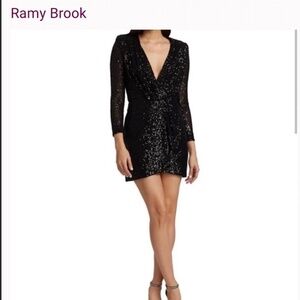 NWT Ramy Brook New York Reba Sequin Cocktail Dress